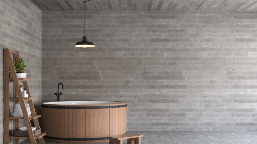 Bathroom with Matte Black Fixtures.